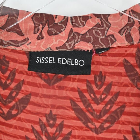 SISSEL EDELBO Anthropologie Floral Maxi Duster Kimono Cardigan Womens Size M/L - Picture 8 of 9